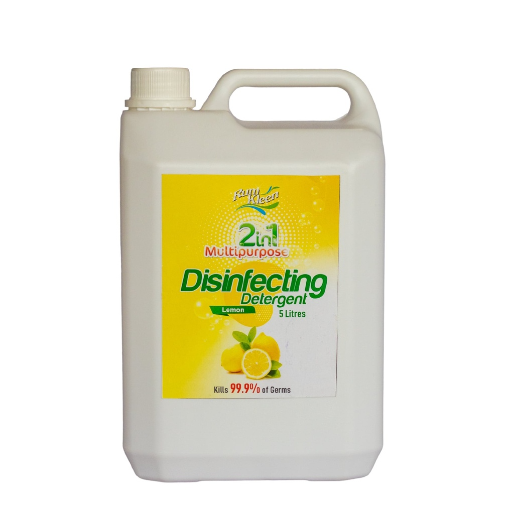 Rumkleen Detergent Disinfectant 2 in 1  Lemon 5LTRS